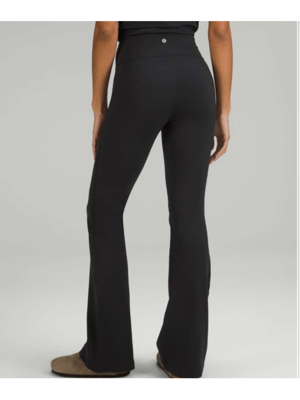 Women's Lululemon Groove Super-High-Rise Flared Pants Black Size 6